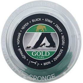 تصویر واکس مناسب کفش چرم برند گلد کر Gold Care ساخت ترکيه رنگ مشکی 50 ميل wax shoes gold care Standard Shoe Polish Cream Black 50ml