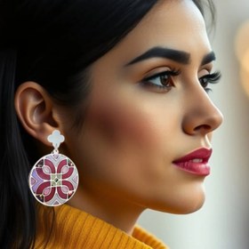 تصویر گوشواره رزینی آیلا Ayla earrings