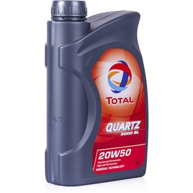 تصویر روغن موتور توتال مدل QUARTZ 5000 حجم ۱ لیتر SL 20W50 