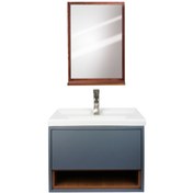 تصویر ست کابین روشویی و آینه چارسو مدل مارتا Marta (سایز 60) 