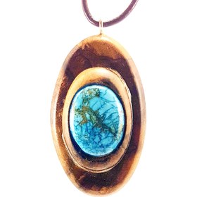 تصویر گردنبند سرخپوستی نگینی 