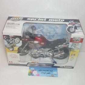 تصویر #۱۱۶۸# موتور سیکلت باتری خور - 2013a - رنگ قرمز - classic gs r1200 - scale 1:8 