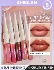 تصویر ست خط لب و برق لب Lip Rules Liner & Gloss Pen 