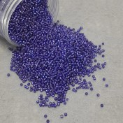 تصویر منجوق گرد آبی کاربنی (15 گرم) 