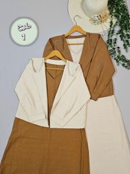 تصویر کت و سارافون زنانه آپامه طرح ۵ 