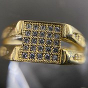 تصویر انگشتر طلا روس مردانه کد 7841 