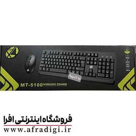 تصویر کیبورد و موس بی سیم X4 tech 5100 