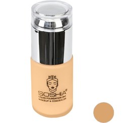 تصویر کرم پودر مایع سوشیا مدل 520 (وانیلی) Soshia liquid foundation
