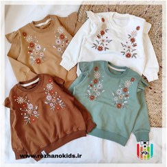 تصویر بلوز دورس دخترانه - نسکافه ای / 50 
