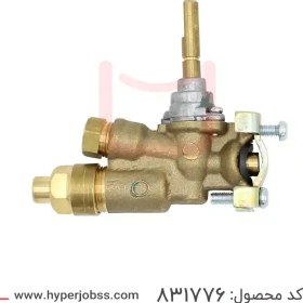 تصویر شیر اجاق گاز رومیزی 90 درجه ریاضت thermocouple valve 90 degree riazat