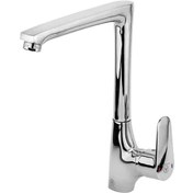 تصویر شیر ظرفشویی قهرمان مدل باران رنگ کروم 