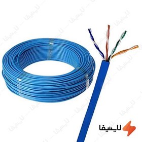 تصویر کابل شبکه CAT6-UTP با روکش هالوژن فری(LSZH) رویان 