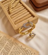 تصویر ست بنگل و انگشتر هرمس 