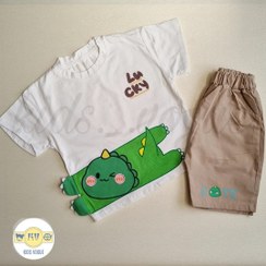 تصویر ست تیشرت و شلوارک پسرانه 