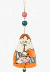 تصویر آویز زنگوله سرامیکی فرنگیس 