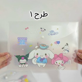 تصویر پوشه دکمه‌دار کرومی 