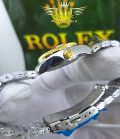 تصویر ساعت مچی زنانه صفحه سبز ROLEX DATE JUST 69173 