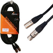 تصویر کابل میکروفن کنون به کنون سوندکو 10 متر ا Soundco XLR 10M Cable Soundco XLR 10M Cable
