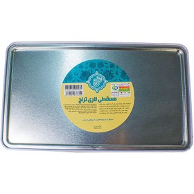 تصویر مسقطی ترکیبی جعبه فلزی هفت رنگ ترنج لارستان - 750 گرم 