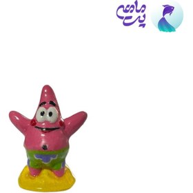 تصویر دکور سرامیکی آکواریوم طرح پاتریک 