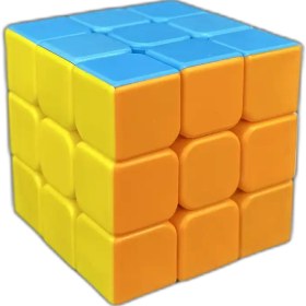 تصویر بازی فکری مکعب روبیک خودرنگ ۳x۳ فکرا 3x3 Rubik's Cube Brain Game Fekra