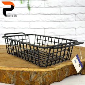 تصویر سبد کاراتک فلزی مستطیل 