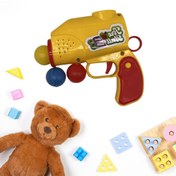 تصویر اسباب بازی تفنگ سه توپ بزرگ انواع اسباب‌بازی‌های سرگرم‌کننده، آموزشی و ایمن برای کودکان در سنین مختلف