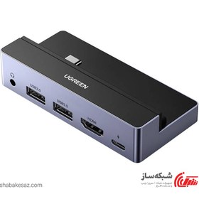 تصویر هاب مبدل 5 پورت USB Type-C یوگرین CM317 70688 Ugreen CM317 70688 5 Port USB Type-C Hub