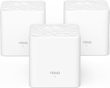 تصویر روتر مش وای فای تندا مدل Nova MW3 Nova MW3 WiFi 6 Mesh WIFI System Router