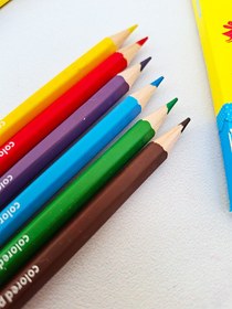 تصویر مداد رنگی آریا 6 تایی 