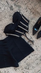 تصویر دکلته جواهر دوزی 