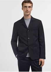 تصویر کت مانگو من اورجینال MANGO Man 77005977 Slim fit technical fabric trousers 