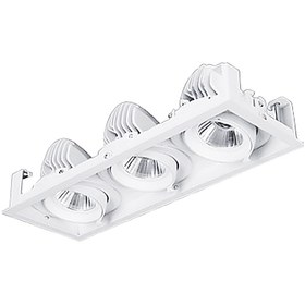 تصویر چراغ سقفی گریل 32×3 وات سفید طبیعی ای دی سی Grill Ceiling lighting 3×32, Natural white EDC