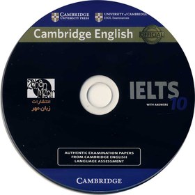 تصویر Cambridge english ielts 10 with cd Cambridge english ielts 10 with cd