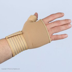 تصویر مچ کف بند شست دار نئوپرن کرم آدور سایز اسمال Cream small neoprene thumb strap wrist