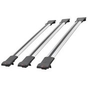 تصویر نظم دهنده صندوق عقب سازگار با تویوتا لندکروزر پرادو J150 2010 2023 FLY مدل سقف میانی میله خاکستری 3 تکه Genel Markalar 