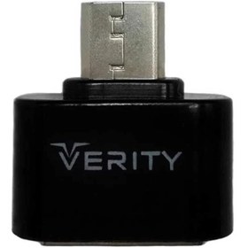 تصویر تبدیل USB به میکرو USB وریتی مدل A302 