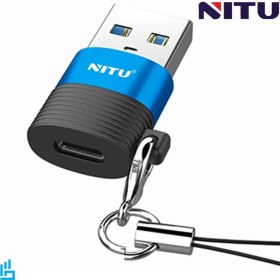 تصویر تبدیل OTG تایپ سی type-c به USB نیتو مدل NITU NN35 