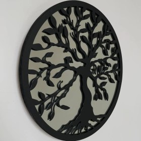 تصویر دیوارکوب آینه‌ای درختی کد ۹۰۳ wall hanging mirror tree code 903