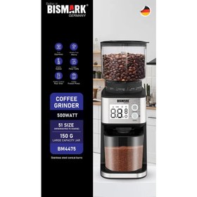 تصویر آسیاب قهوه بیسمارک مدل BM4475 bismark BM4475 electric grinder