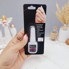 تصویر چسب ناخن ،مایع،ضدحساسیت،قوی،ماندگاری بالا 