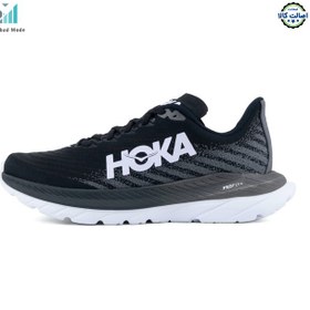 تصویر کفش مردانه هوکا مچ 5 مشکی مدل HOKA Mach 5 2E Wide 1136677-BCSTL سایز 43، 48 