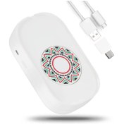 تصویر BNING Mouse Jiggler, Undetectable Mouse Mover Device, RGB Light Mouse Shaker Simulator for Computer Laptop Awakening, No Software &amp; Driver-Free, Include USB C to USB Adapter &amp; Charger (Classic) 