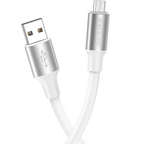 تصویر کابل شارژ بروفون مدل BX82 با سری میکرو BOROFONE BX82 Bountiful, USB to Micro-USB charging data cable