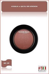 تصویر رژگونه صورتی پودر گونه های تکنولوژی بالا شماره 58 میلانو Deborah 