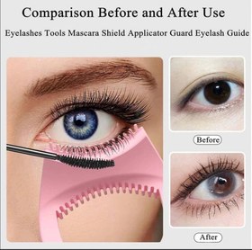 تصویر شابلون خط چشم و ریمل سیلیکونی Eyeliner and mascara stencils