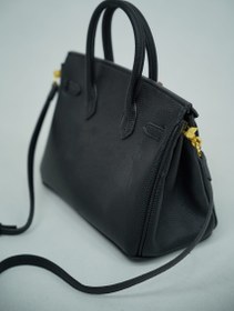 تصویر کیف مشکی بزرگ هرمس Hermès 