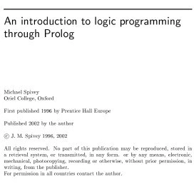 خرید و قیمت دانلود کتاب An Introduction to Logic Programming Through ...