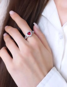 تصویر انگشتر های نگینی 