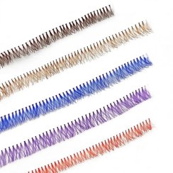 تصویر مژه ریسه ای رنگی 